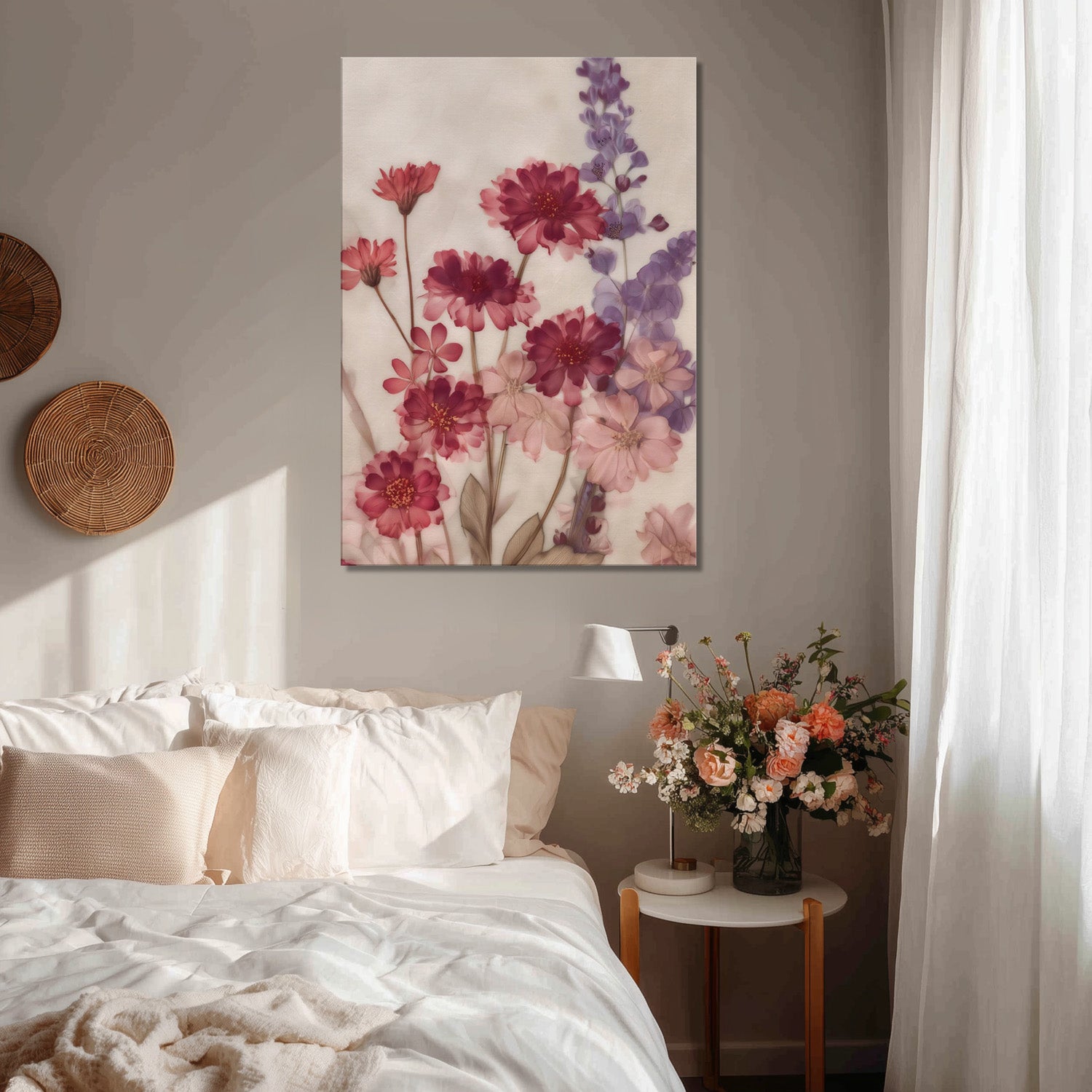 MYSTBIT ART | Floral Memory Canvas Print Wall Art