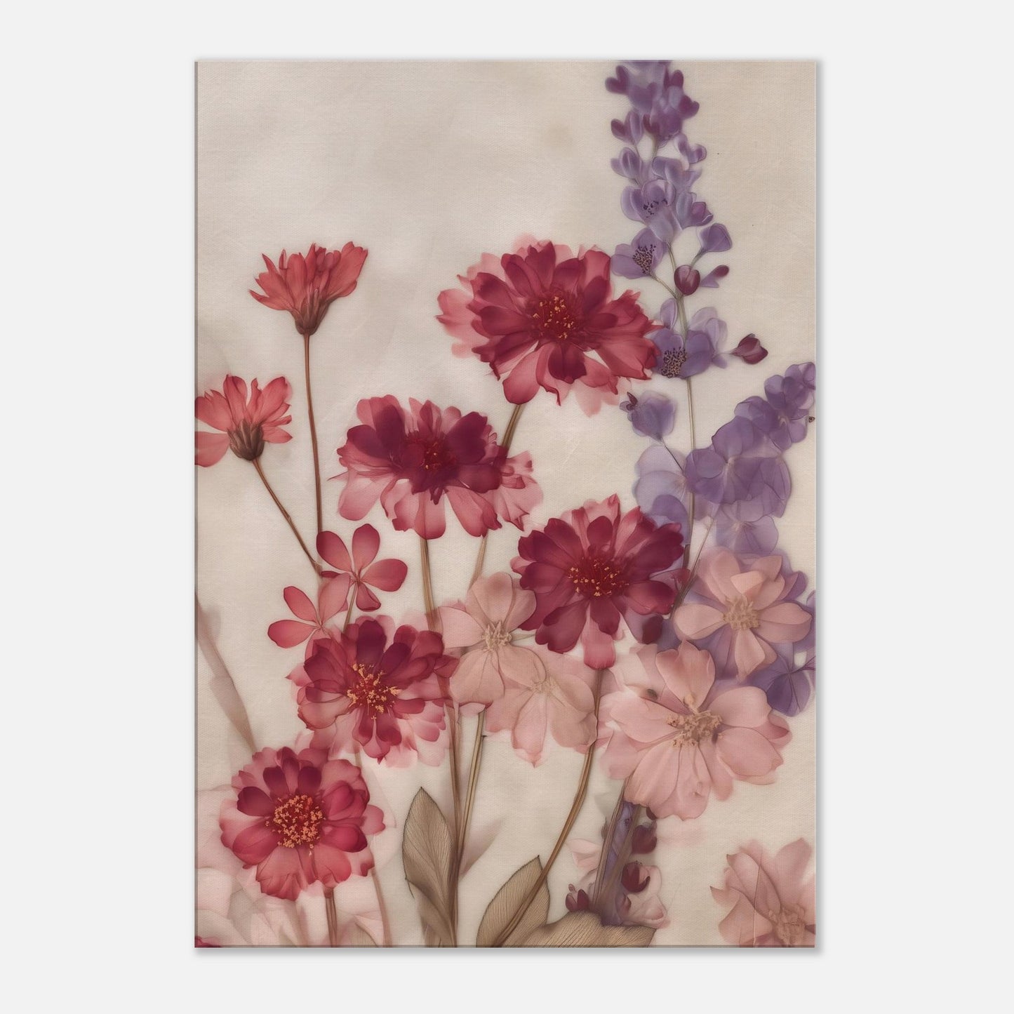 MYSTBIT ART | Floral Memory Canvas Print Wall Art