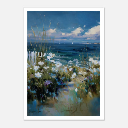 MYSTBIT ART | Floral Tide Art Print Wall Art