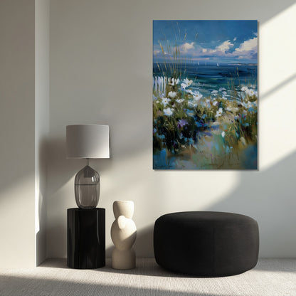 MYSTBIT ART | Floral Tide Canvas Print Wall Art