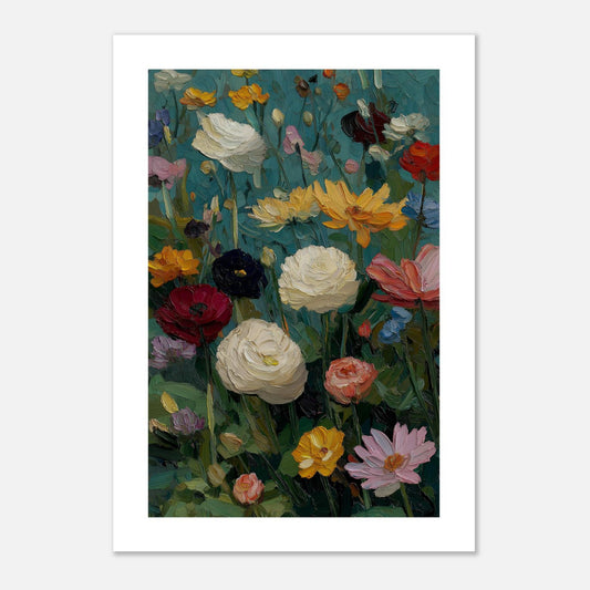 MYSTBIT ART | Flower Meadow No1 Art Print Wall Art