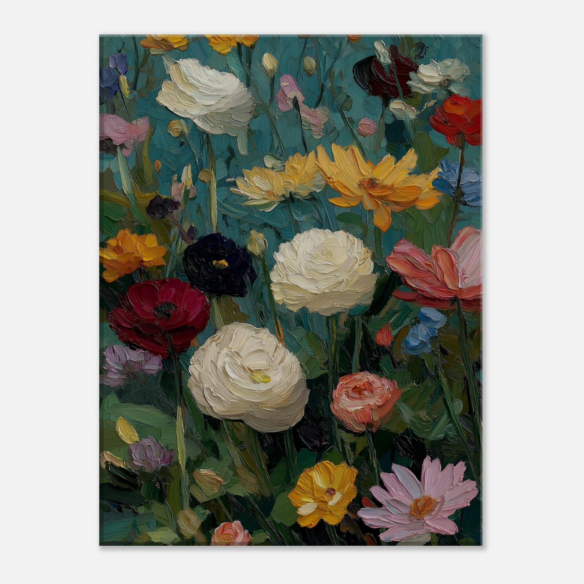 MYSTBIT ART | Flower Meadow No1 Canvas Print Wall Art
