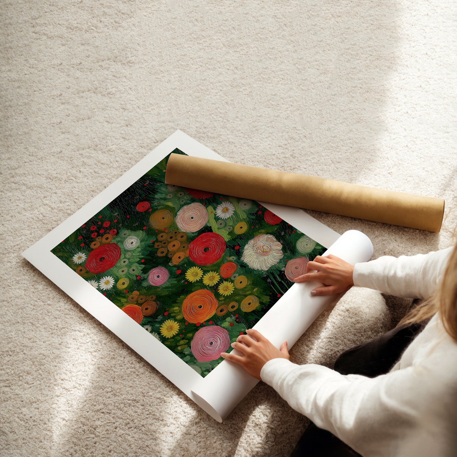 MYSTBIT ART | Flower Meadow No3 Art Print Wall Art
