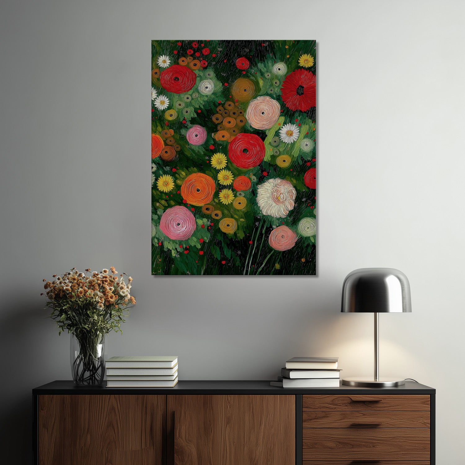 MYSTBIT ART | Flower Meadow No3 Canvas Print Wall Art