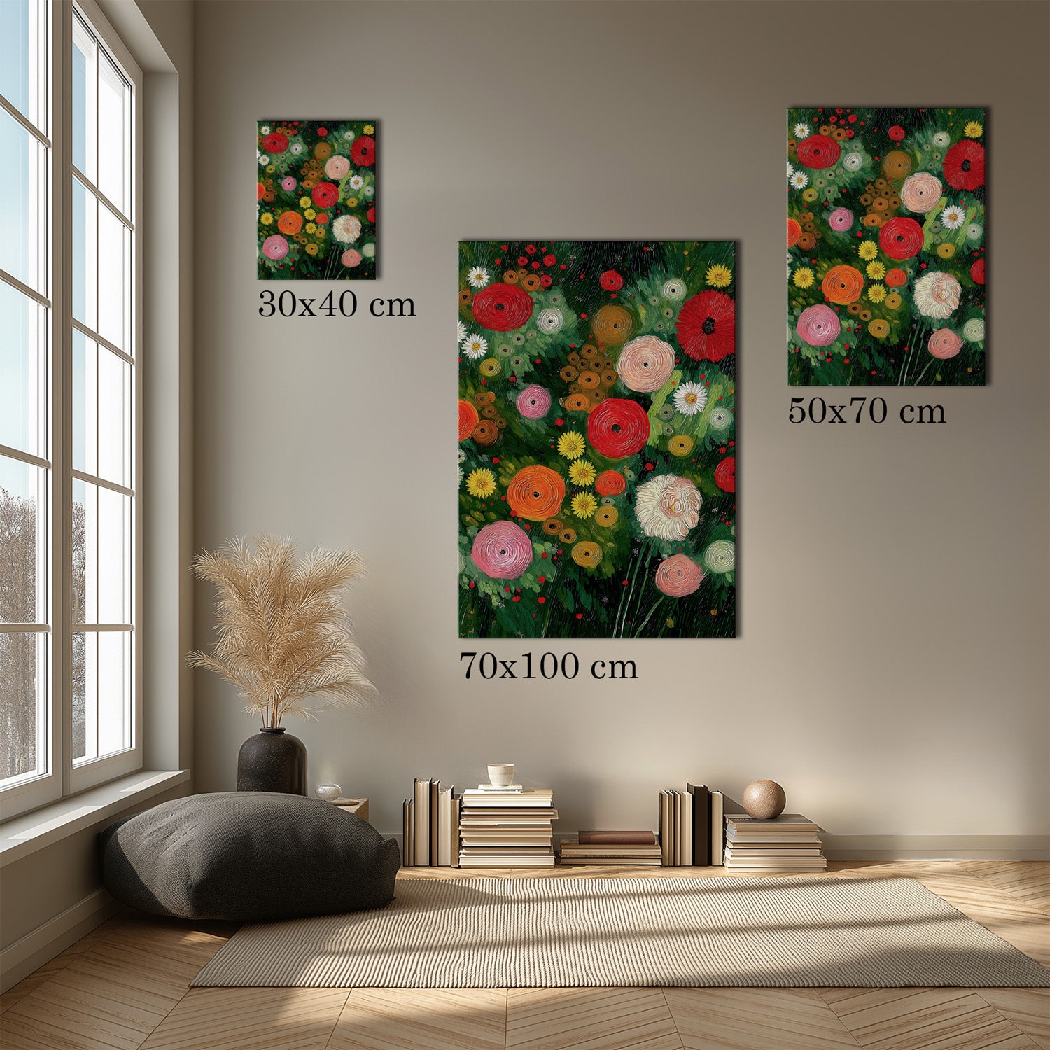 MYSTBIT ART | Flower Meadow No3 Canvas Print Wall Art