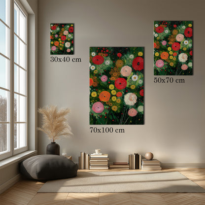 MYSTBIT ART | Flower Meadow No3 Canvas Print Wall Art