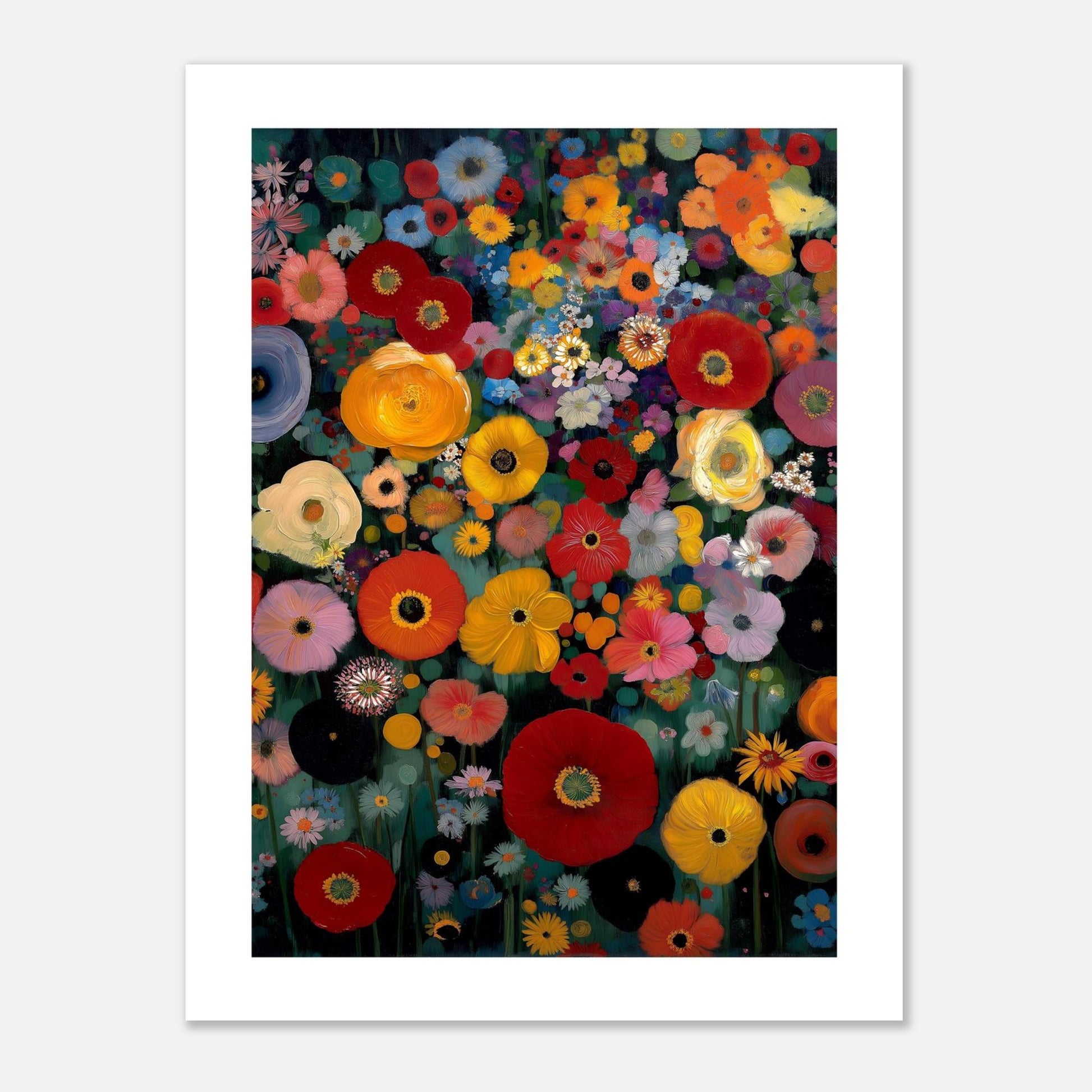 MYSTBIT ART | Flower Meadow No4 Art Print Wall Art