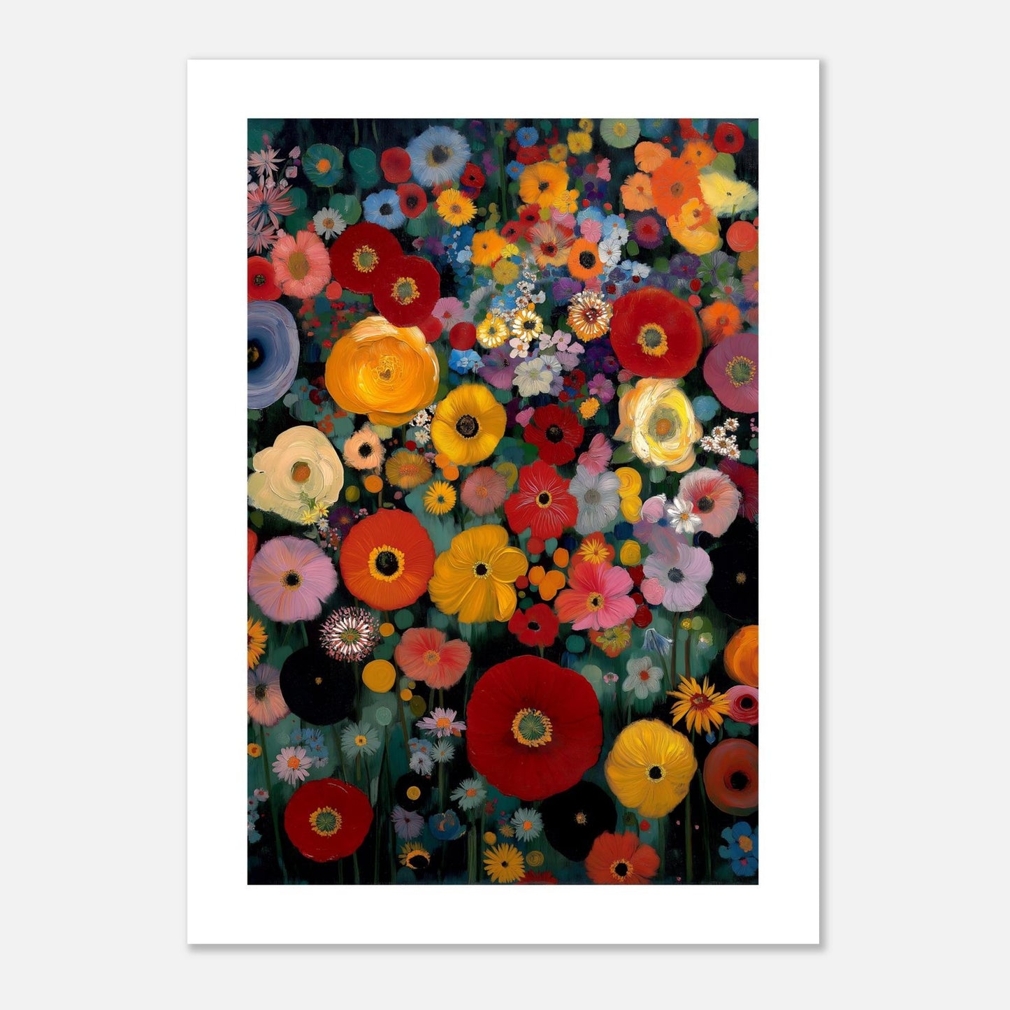 MYSTBIT ART | Flower Meadow No4 Art Print Wall Art