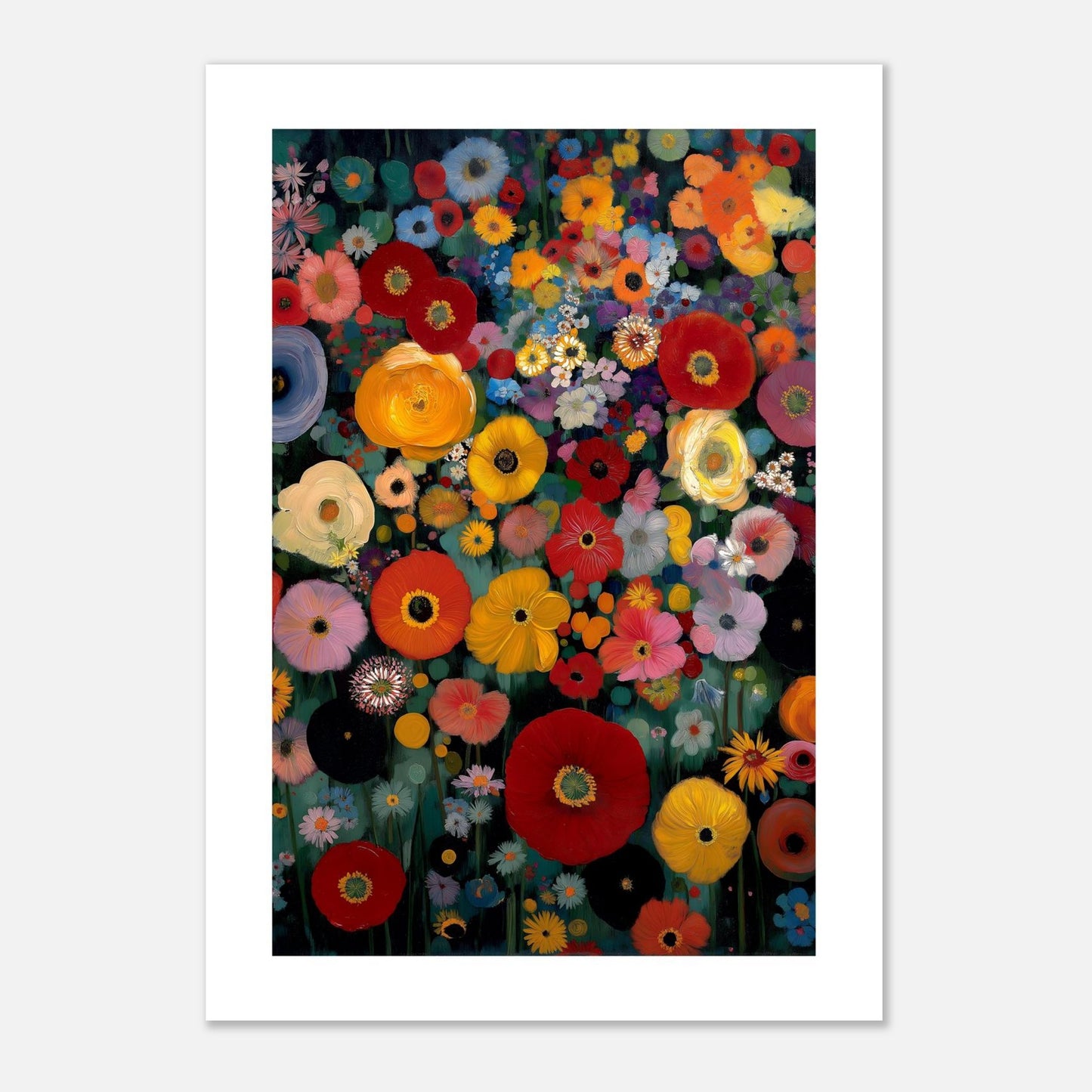 MYSTBIT ART | Flower Meadow No4 Art Print Wall Art