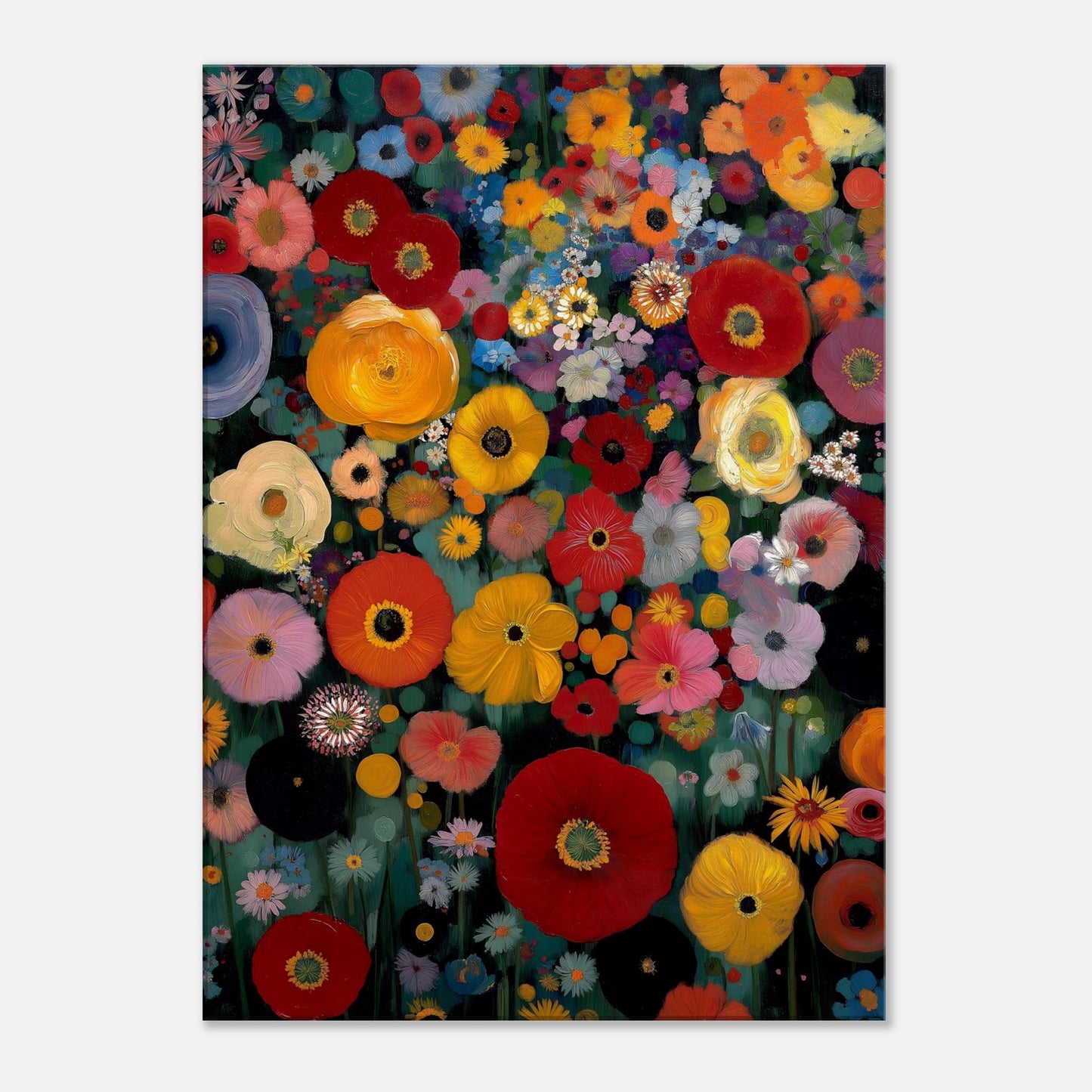 MYSTBIT ART | Flower Meadow No4 Canvas Print Wall Art