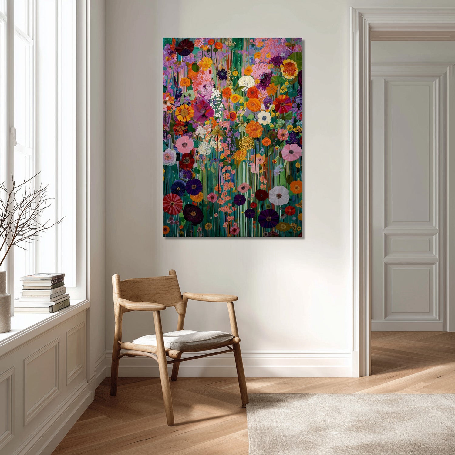 MYSTBIT ART | Flower Meadow No5 Canvas Print Wall Art