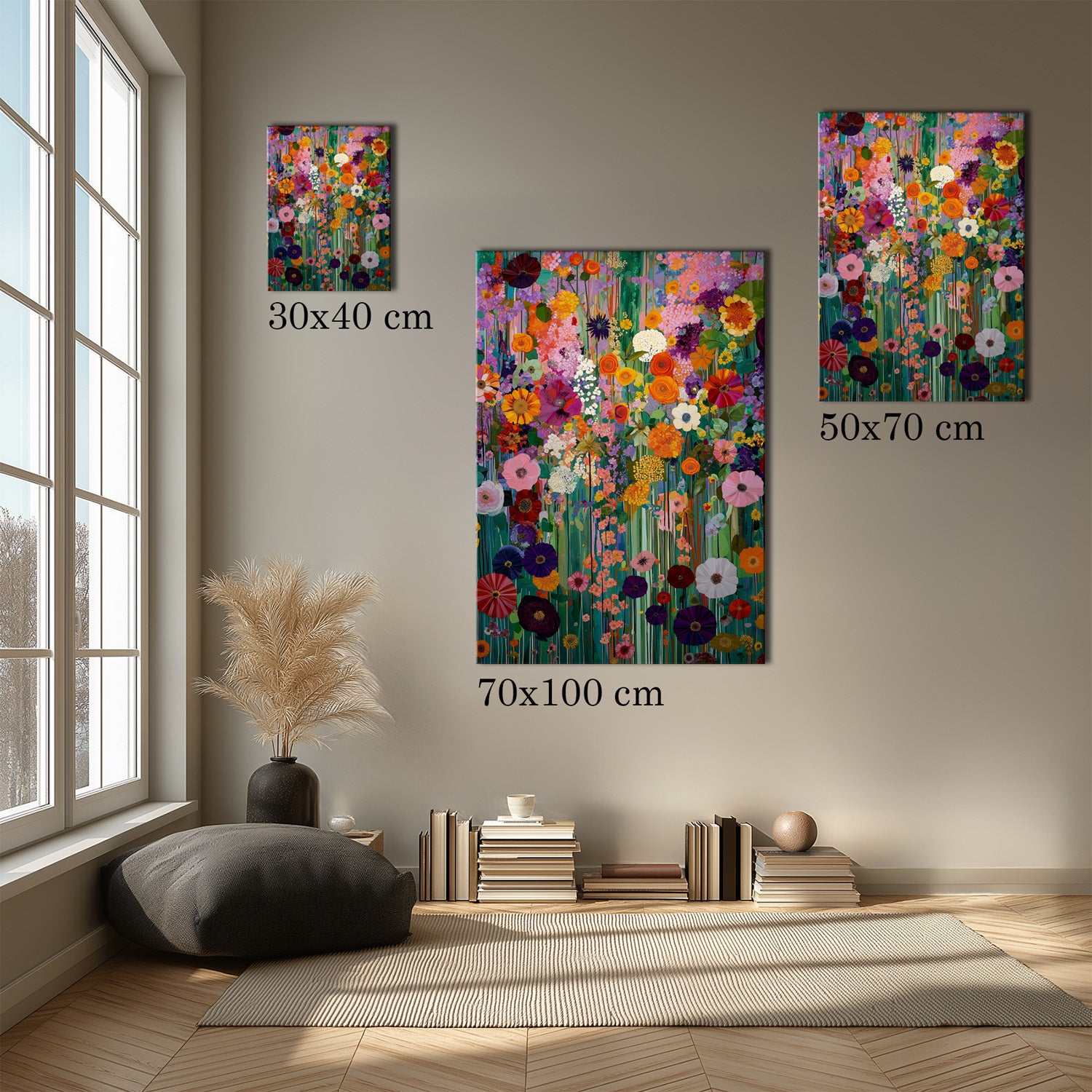 MYSTBIT ART | Flower Meadow No5 Canvas Print Wall Art