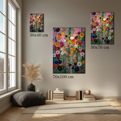 MYSTBIT ART | Flower Meadow No5 Canvas Print Wall Art