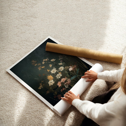 MYSTBIT ART | Flower Meadow No7 Art Print Wall Art
