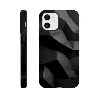 MYSTBIT ART | Folded Darkness iPhone Case-MYSTBIT ART
