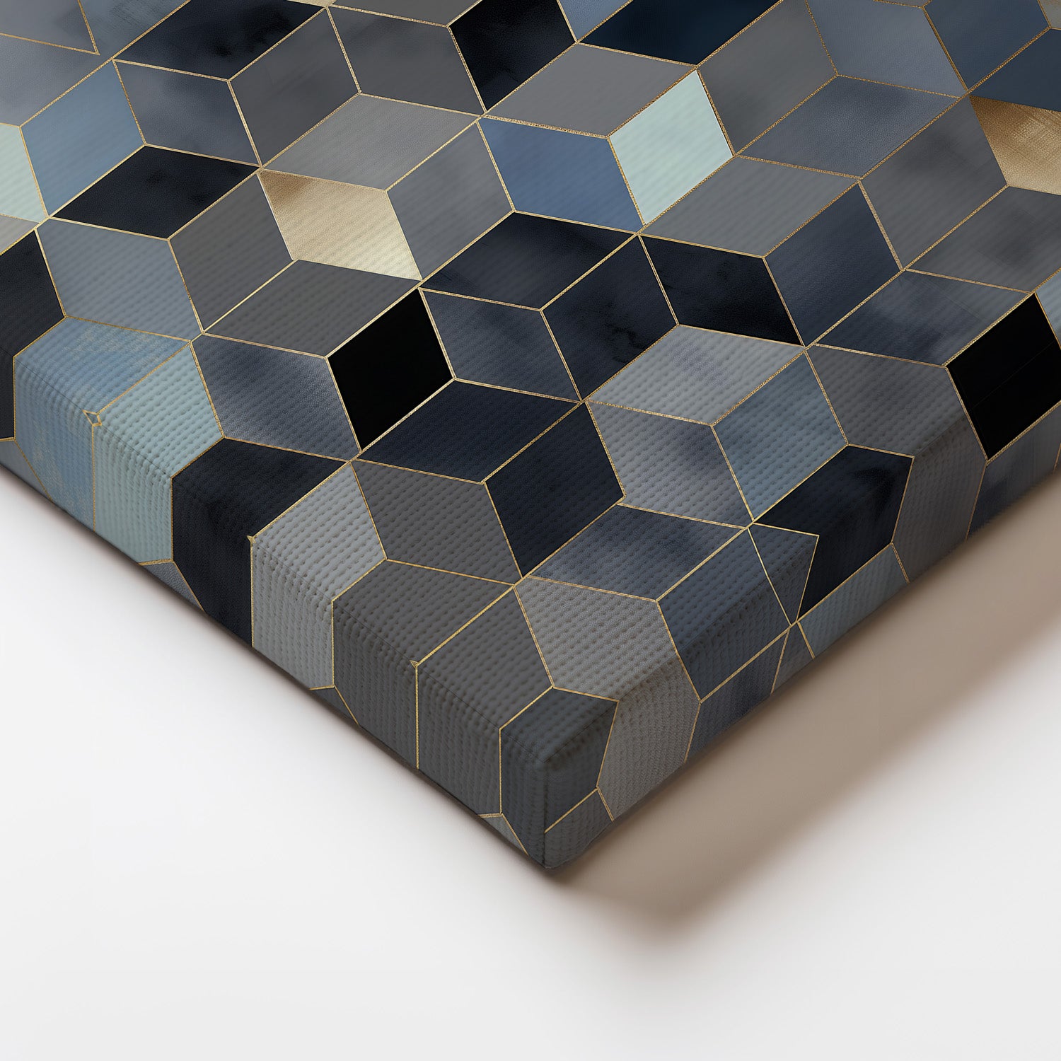 MYSTBIT ART | Geometric Glow Canvas Print Wall Art