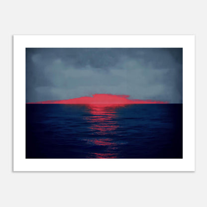 MYSTBIT ART | Glowing Horizon Art Print Wall Art