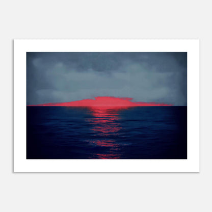 MYSTBIT ART | Glowing Horizon Art Print Wall Art