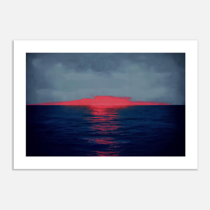 MYSTBIT ART | Glowing Horizon Art Print Wall Art
