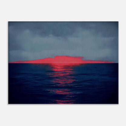 MYSTBIT ART | Glowing Horizon Canvas Print Wall Art