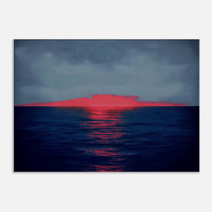 MYSTBIT ART | Glowing Horizon Canvas Print Wall Art