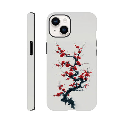 MYSTBIT ART | Ink & Blossom iPhone Case-MYSTBIT ART