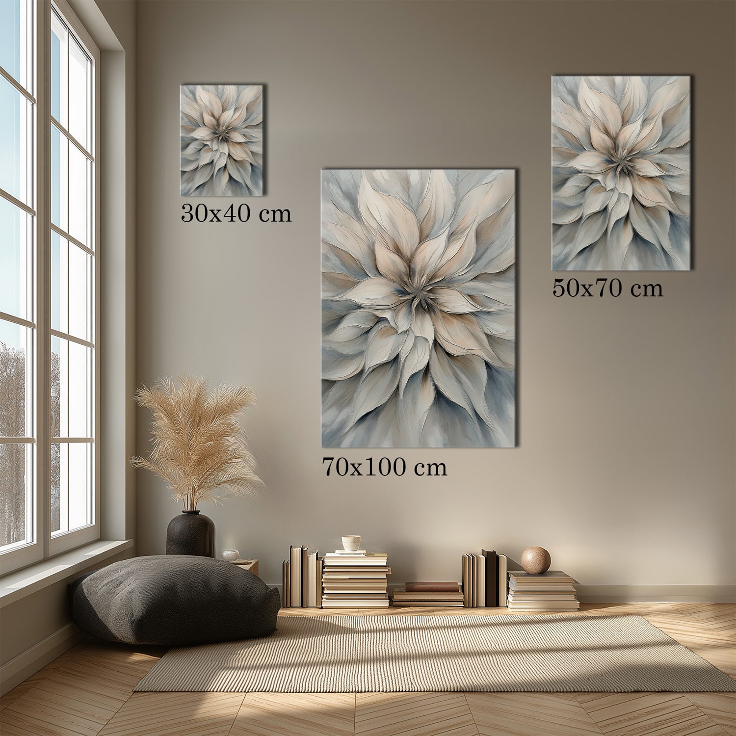 MYSTBIT ART | Ivory Blossom Canvas Print Wall Art