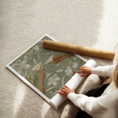 MYSTBIT ART | Lemon & Lace Art Print Wall Art