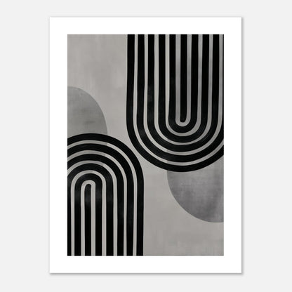 MYSTBIT ART | Linear Gravity Art Print Wall Art
