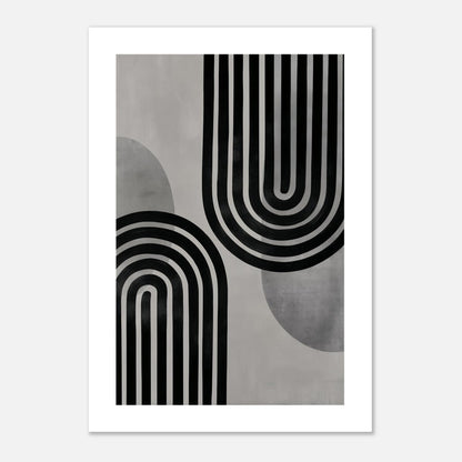 MYSTBIT ART | Linear Gravity Art Print Wall Art