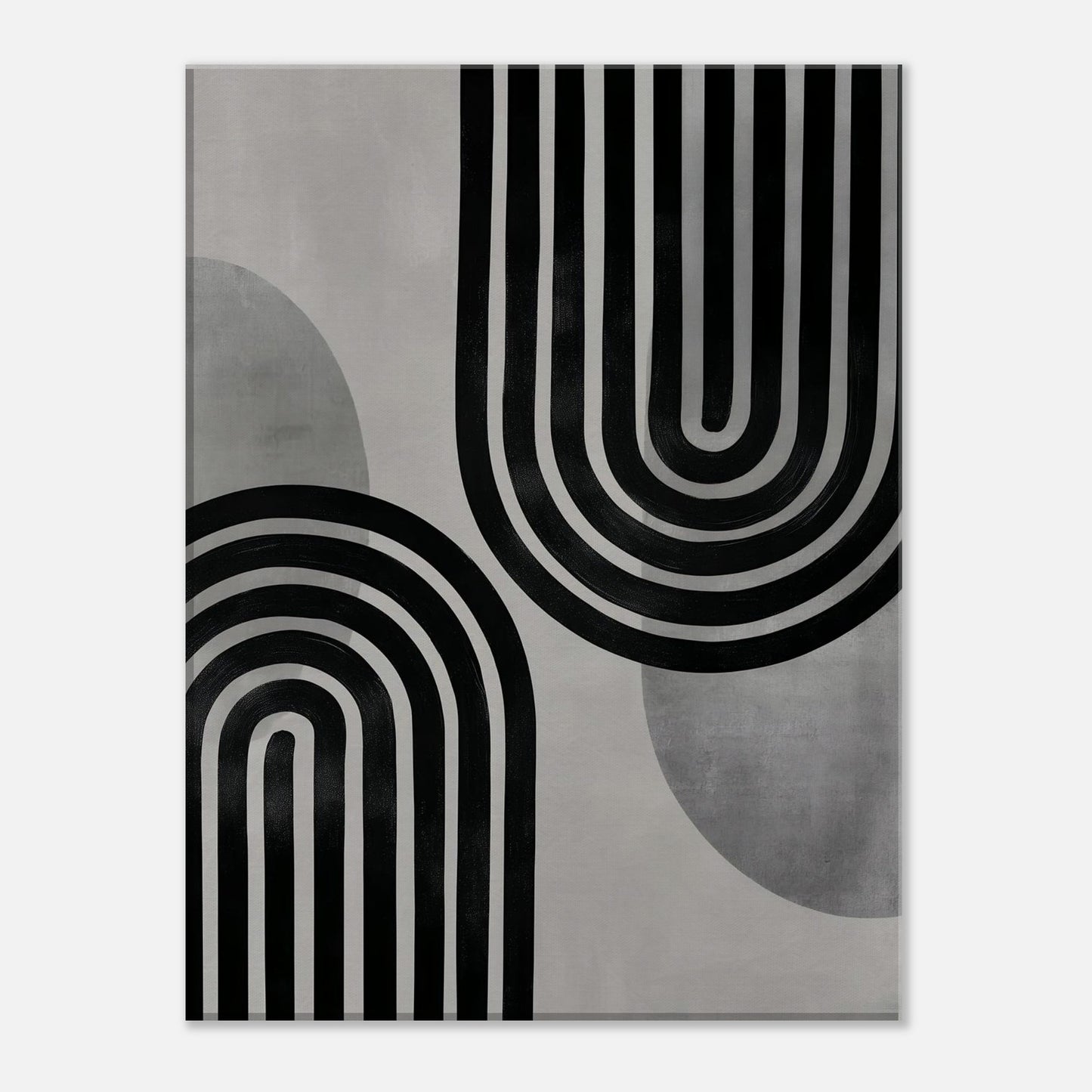 MYSTBIT ART | Linear Gravity Canvas Print Wall Art