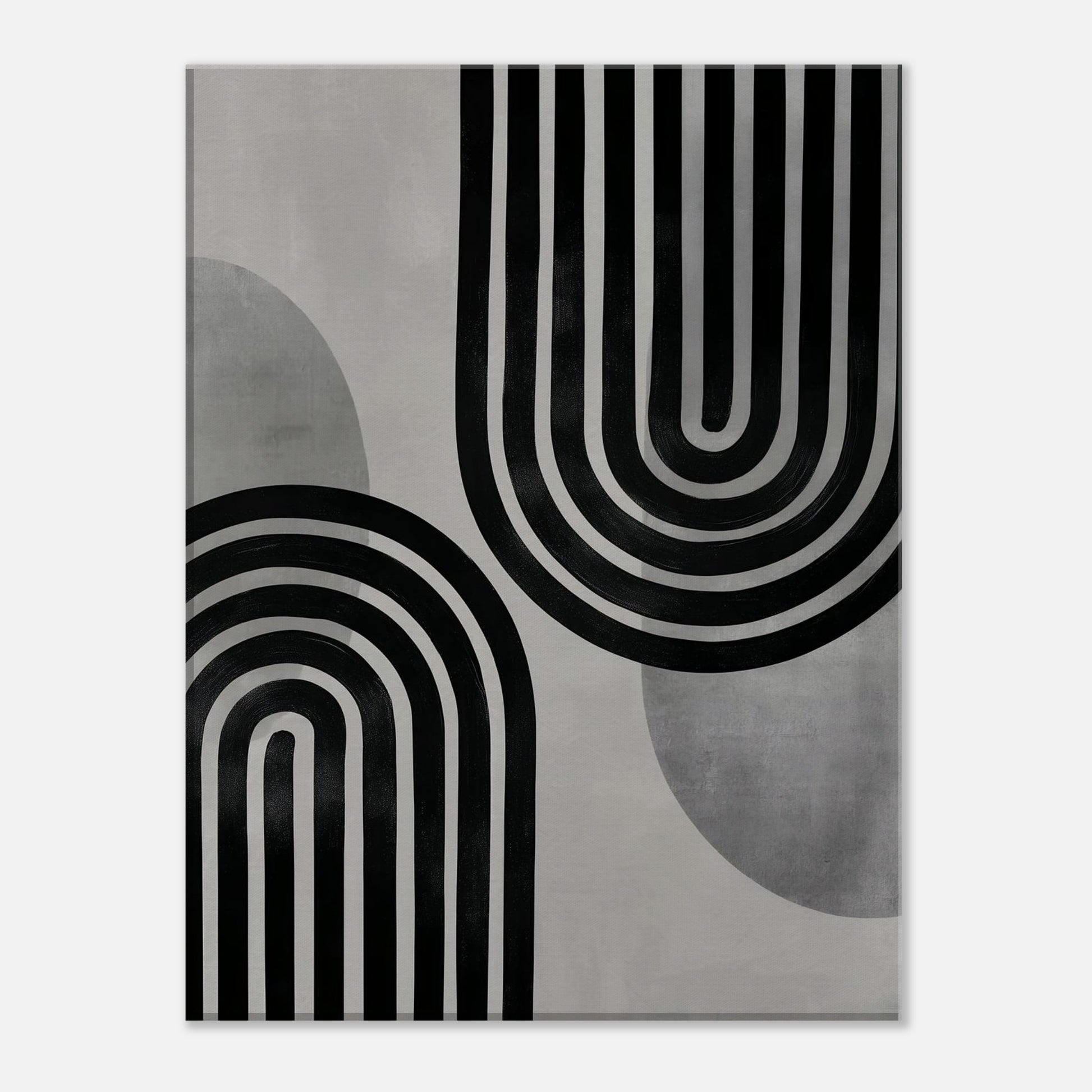 MYSTBIT ART | Linear Gravity Canvas Print Wall Art