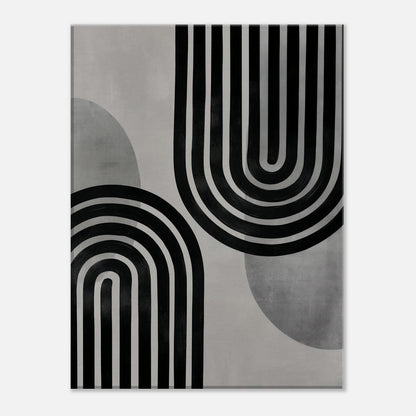 MYSTBIT ART | Linear Gravity Canvas Print Wall Art