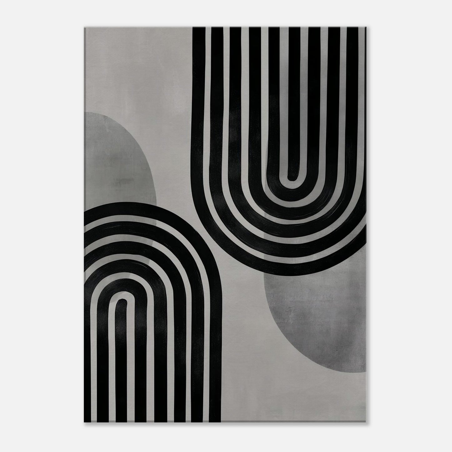 MYSTBIT ART | Linear Gravity Canvas Print Wall Art