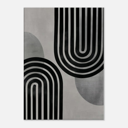 MYSTBIT ART | Linear Gravity Canvas Print Wall Art