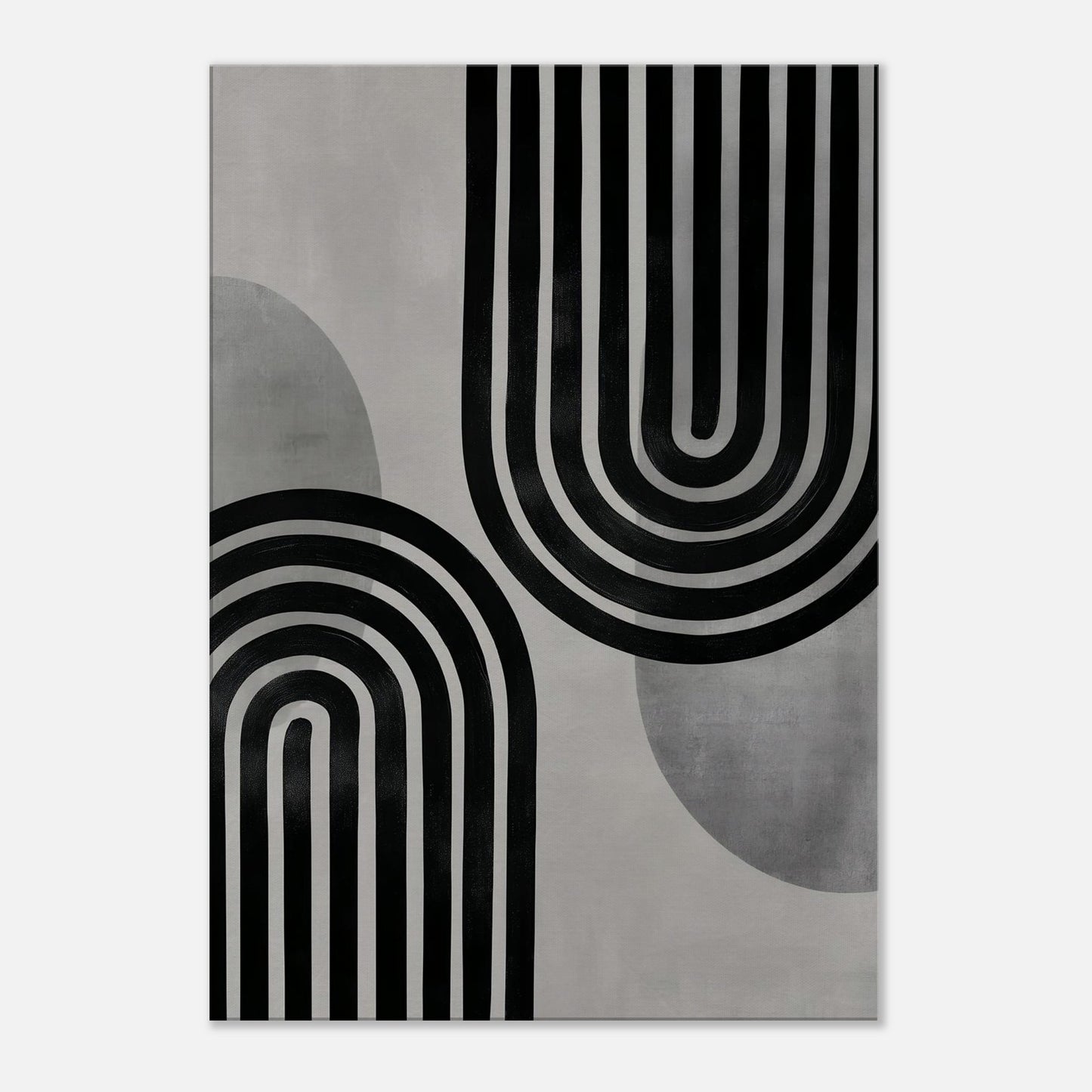 MYSTBIT ART | Linear Gravity Canvas Print Wall Art