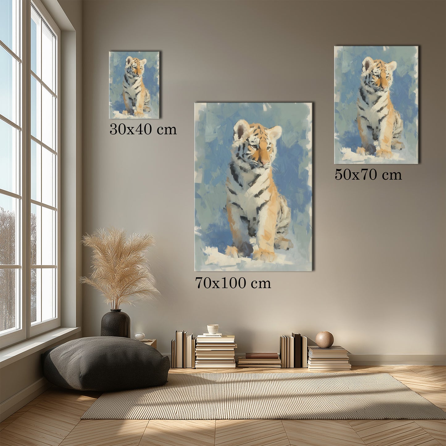 MYSTBIT ART | Little Wild Heart Canvas Print Wall Art