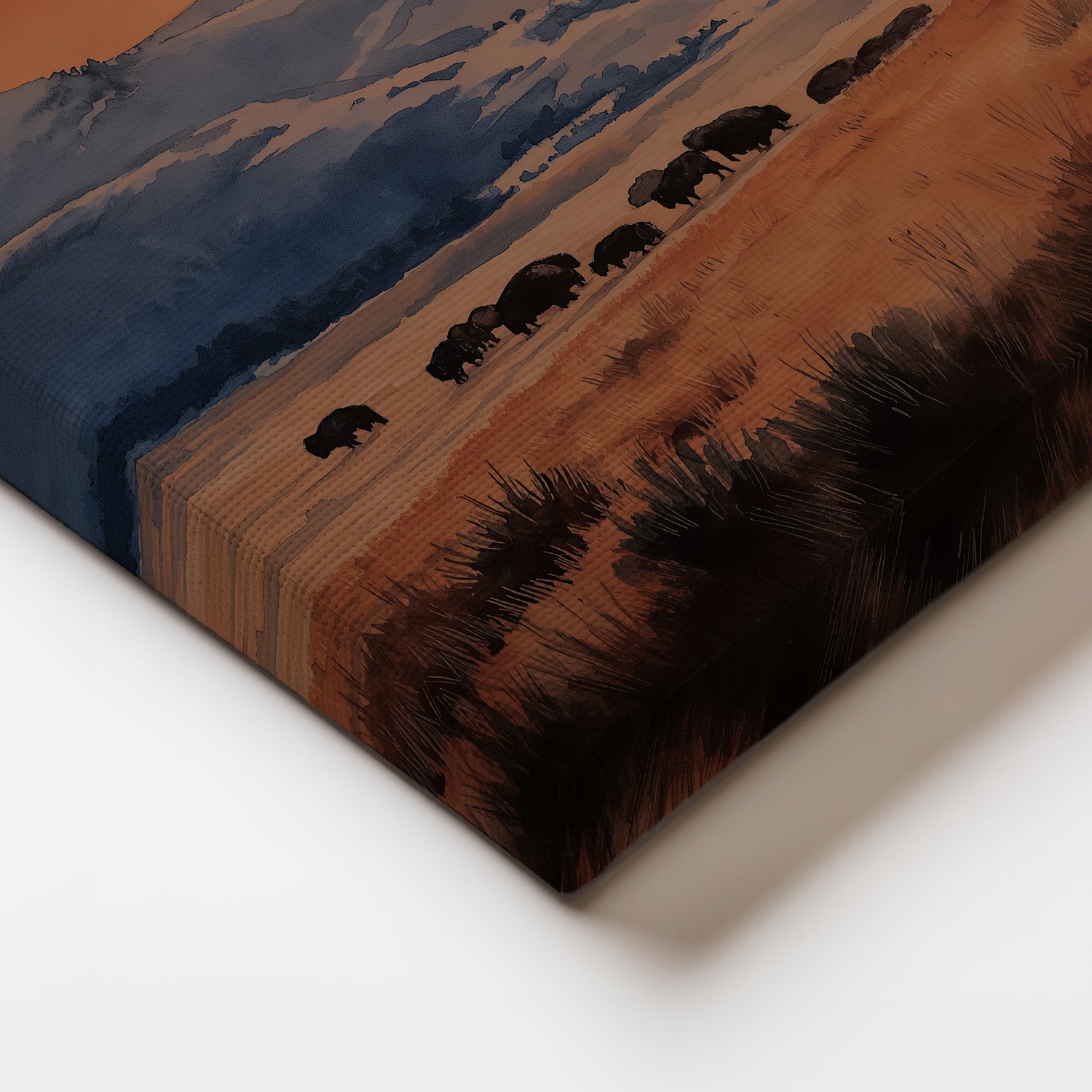 MYSTBIT ART | Lone Rider Canvas Print Wall Art