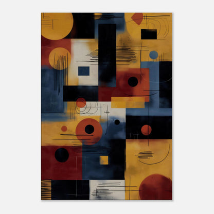 MYSTBIT ART | Midpoint Geometry Canvas Print Wall Art