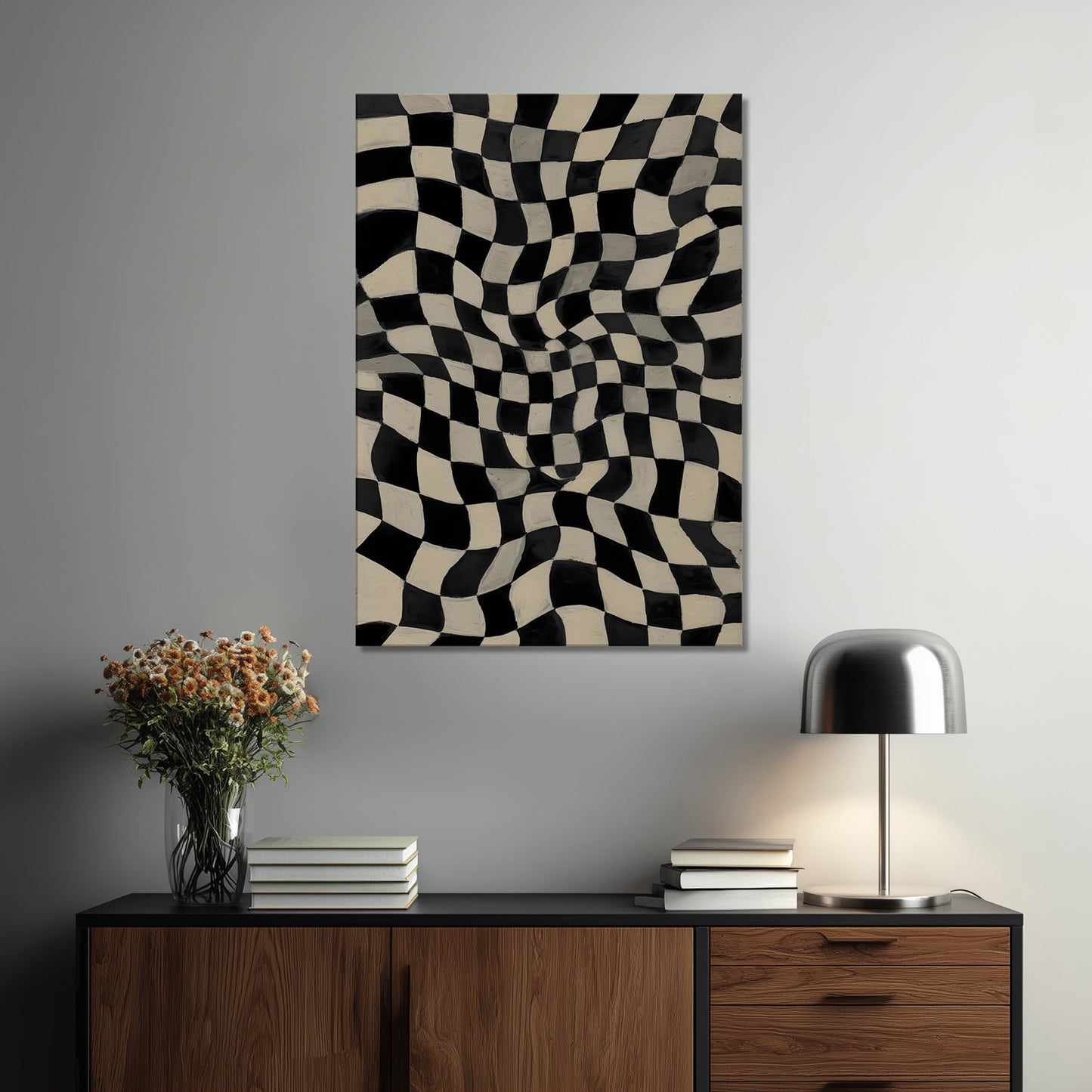 MYSTBIT ART | Mind Grid Canvas Print Wall Art