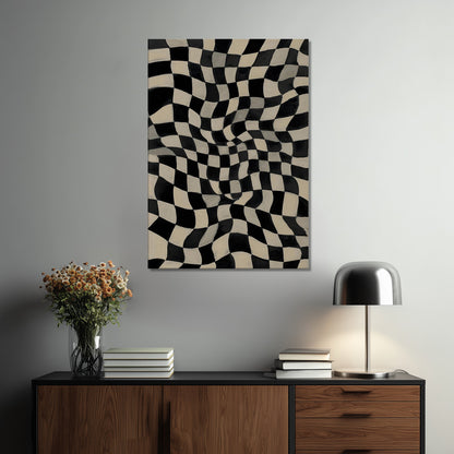 MYSTBIT ART | Mind Grid Canvas Print Wall Art