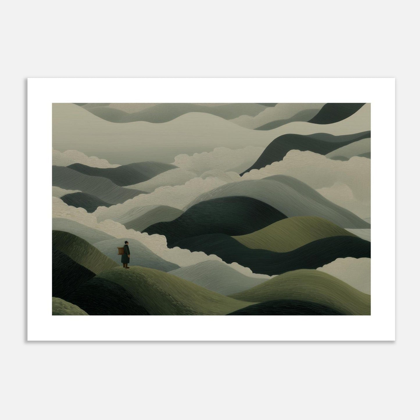 MYSTBIT ART | Mistbound Journey Art Print Wall Art