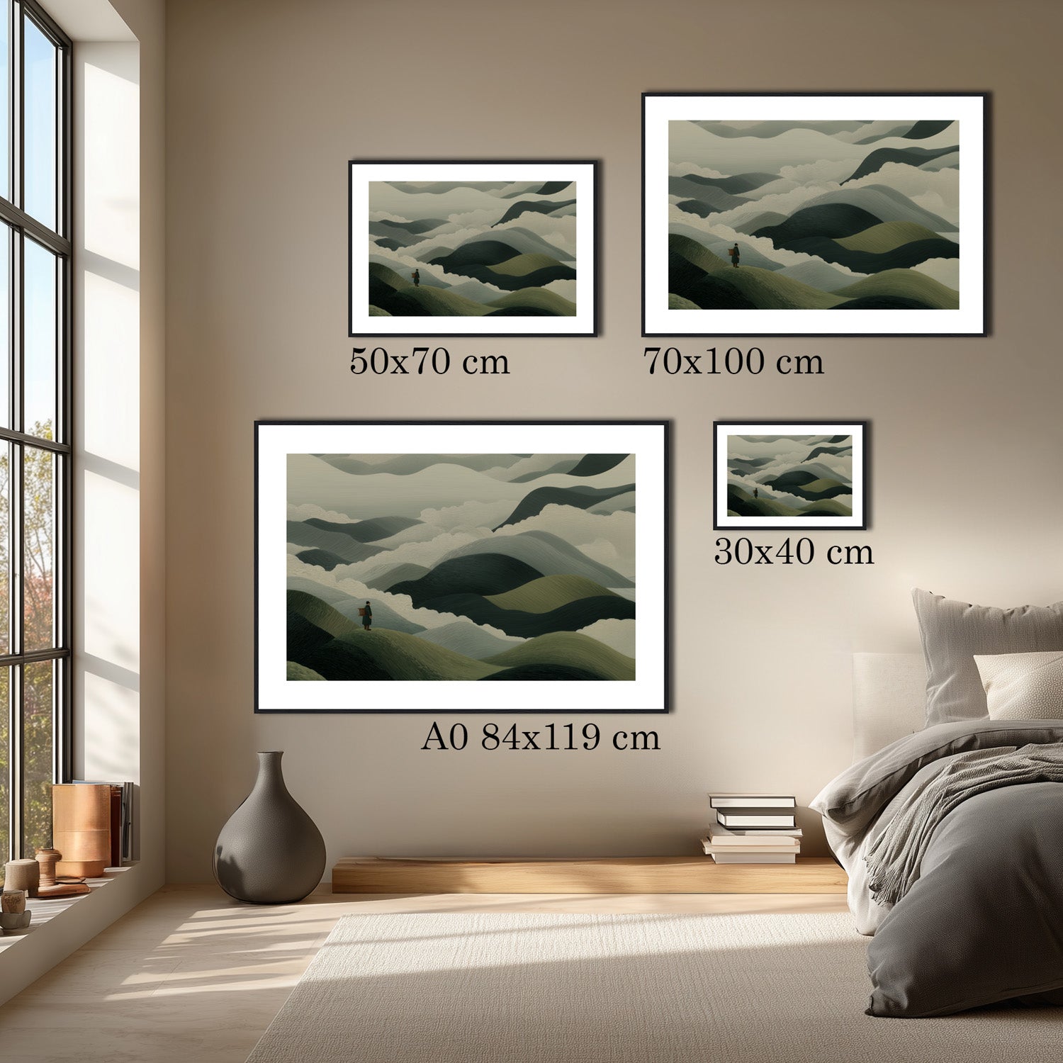 MYSTBIT ART | Mistbound Journey Art Print Wall Art