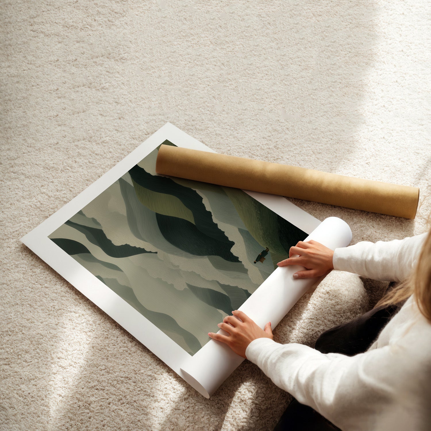 MYSTBIT ART | Mistbound Journey Art Print Wall Art