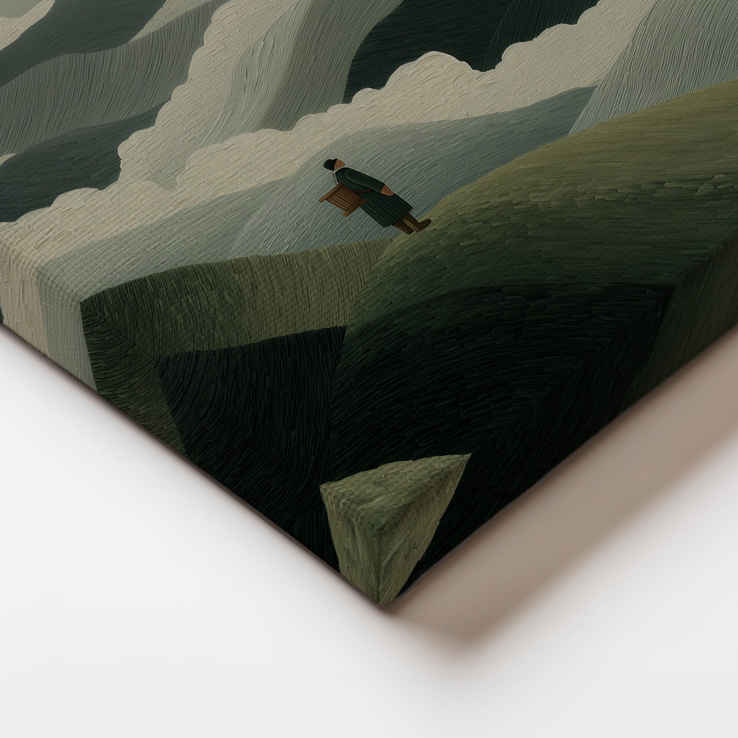 MYSTBIT ART | Mistbound Journey Canvas Print Wall Art