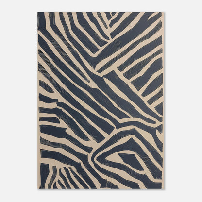 MYSTBIT ART | Monochrome Maze Art Print Wall Art