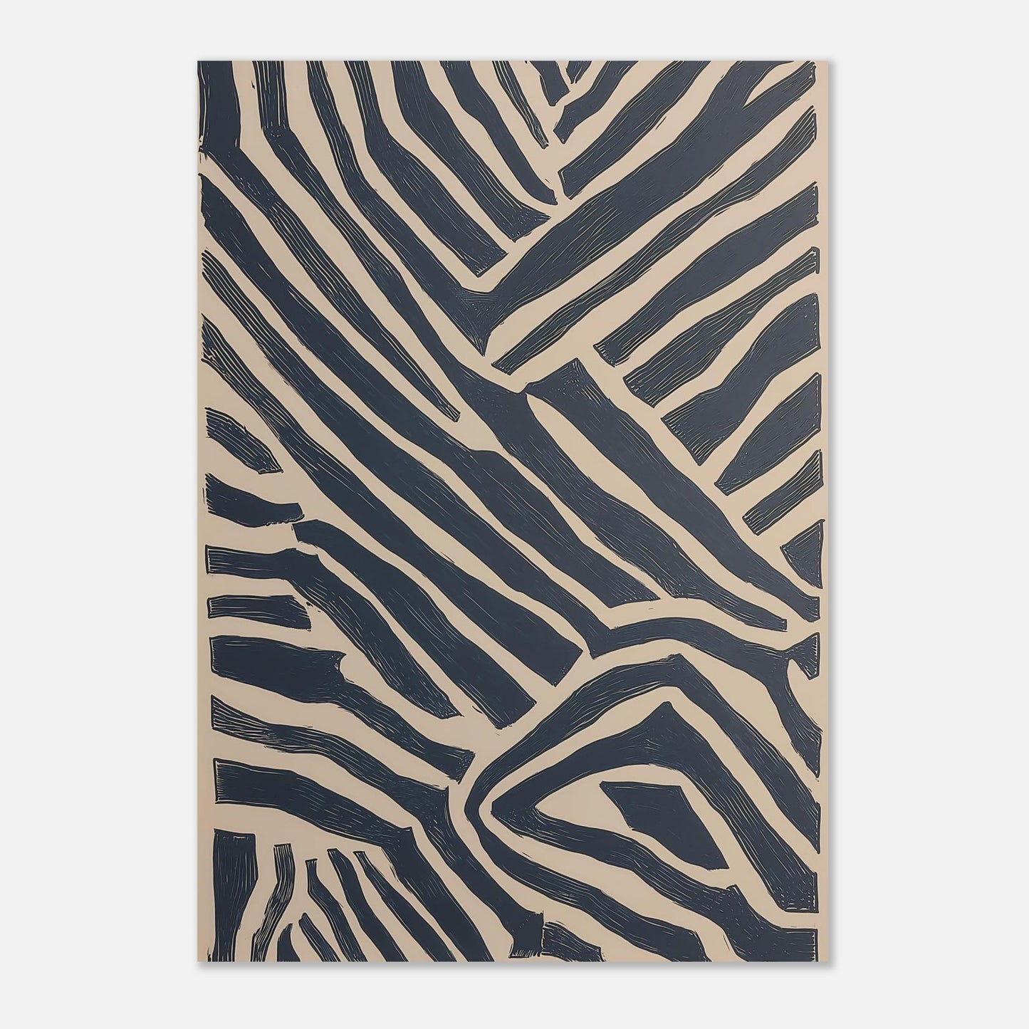 MYSTBIT ART | Monochrome Maze Art Print Wall Art