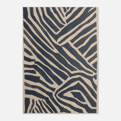 MYSTBIT ART | Monochrome Maze Art Print Wall Art