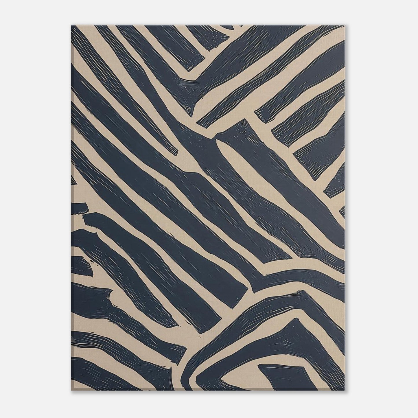 MYSTBIT ART | Monochrome Maze Canvas Print Wall Art