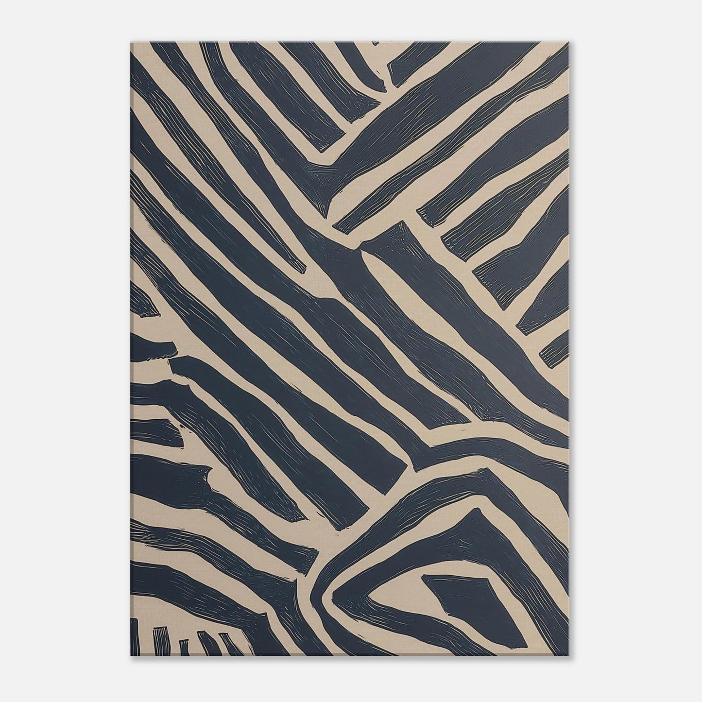 MYSTBIT ART | Monochrome Maze Canvas Print Wall Art